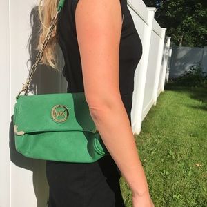 Michael Kors Small Green Handbag